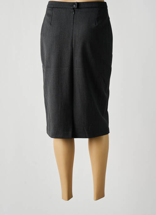 Jupe mi-longue gris GUY DUBOUIS pour femme