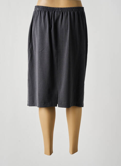 Jupe mi-longue gris GUY DUBOUIS pour femme