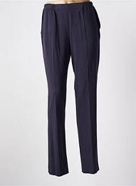 Pantalon slim taille élastique taille normale bleu GUY DUBOUIS femme