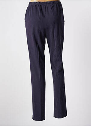 Pantalon slim taille élastique taille normale bleu GUY DUBOUIS femme