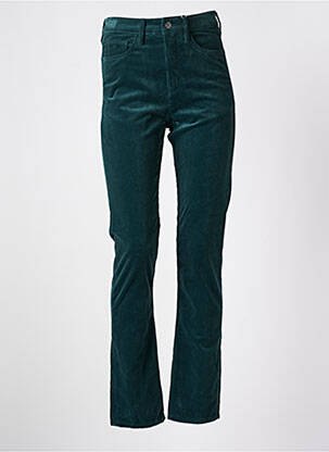 Pantalon slim stretch taille normale vert ESPRIT DE FAMILLE femme