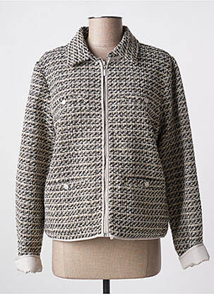 Veste chic manches longues gris DIANE LAURY femme