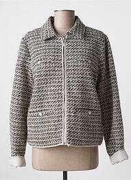 Veste chic manches longues gris DIANE LAURY femme