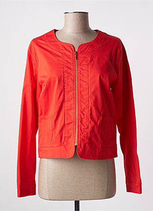 Veste casual poches rouge PAUL BRIAL femme