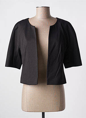 Veste chic col rond noir ESTEL COLLECTION femme