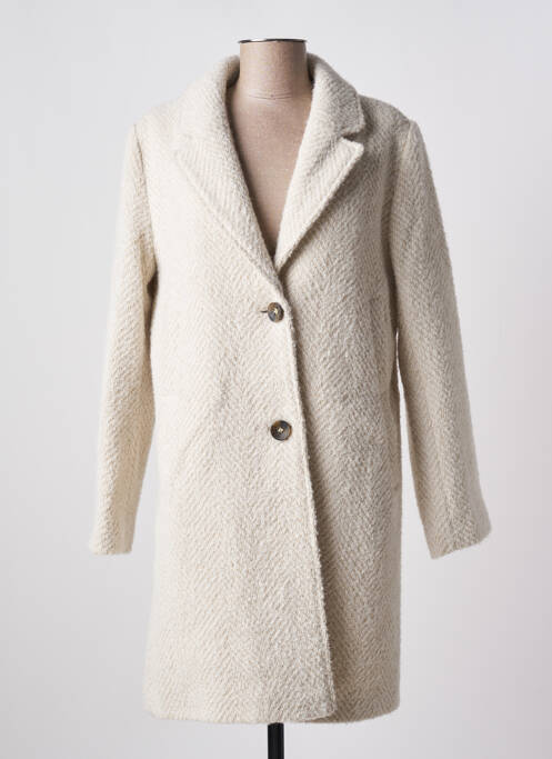 Manteau long beige DIANE LAURY pour femme