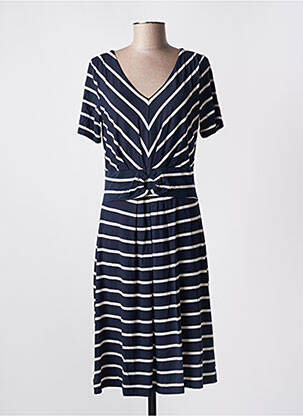 Robe mi-longue manches courtes manches courtes bleu BETTY BARCLAY femme