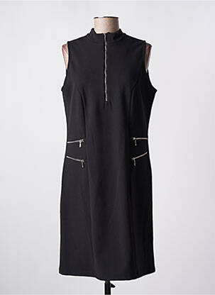 Robe mi-longue sans manche sans manche noir MERI & ESCA femme