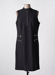 Robe mi-longue sans manche sans manche noir MERI & ESCA femme