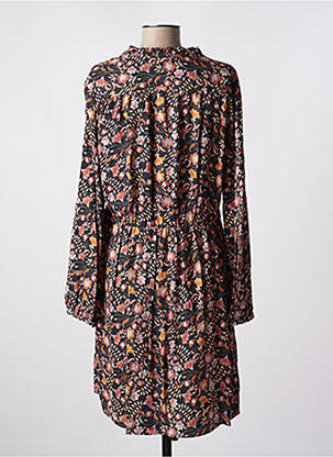 Robe courte coupe évasée manches longues noir C'EST BEAU LA VIE femme