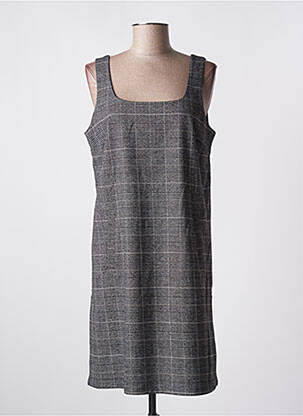 Robe mi-longue fines bretelles gris C'EST BEAU LA VIE femme