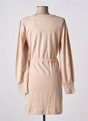 Robe courte manches longues manches longues beige ESPRIT femme