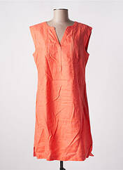 Robe courte orange JULIE GUERLANDE pour femme seconde vue