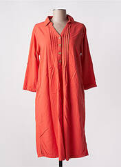 Robe mi-longue orange AGATHE & LOUISE pour femme seconde vue