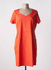 Robe mi-longue orange AGATHE & LOUISE pour femme seconde vue