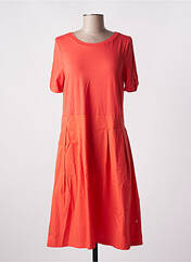 Robe mi-longue orange VERA MONT pour femme seconde vue