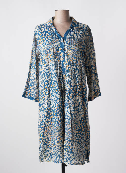 Robe mi-longue bleu AGATHE & LOUISE pour femme