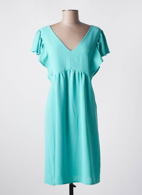 Robe mi-longue bleu JULIE GUERLANDE pour femme