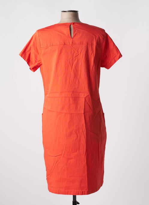 Robe mi-longue orange AGATHE & LOUISE pour femme