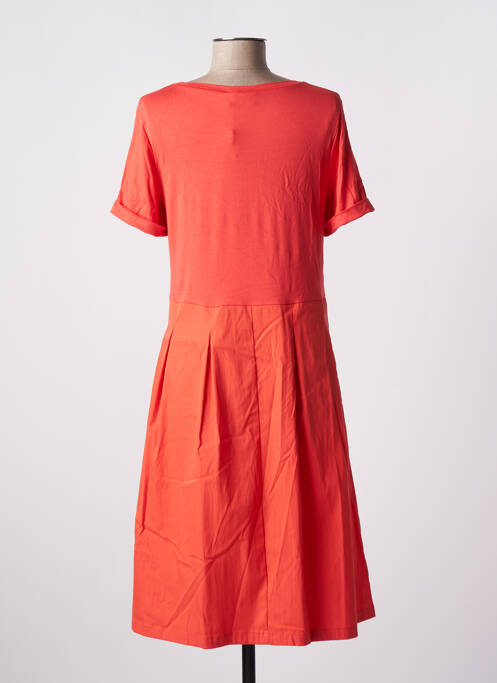 Robe mi-longue orange VERA MONT pour femme