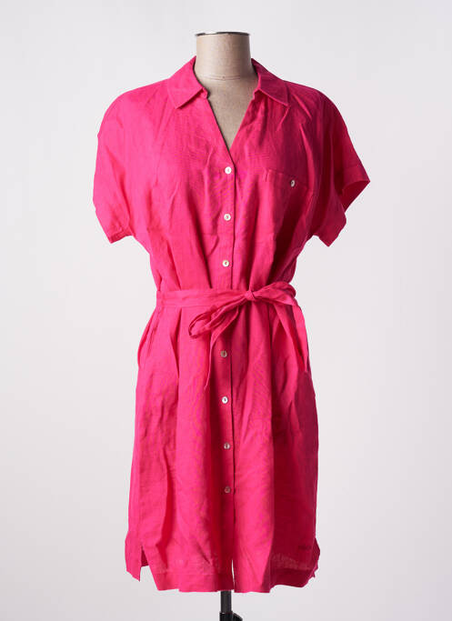 Robe mi-longue rose JULIE GUERLANDE pour femme