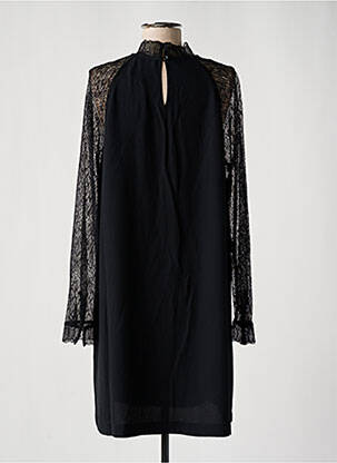 Robe mi-longue coupe fluide manches longues noir ESPRIT femme