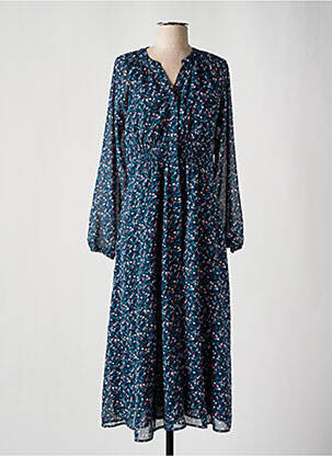 Robe longue bleu C'EST BEAU LA VIE pour femme