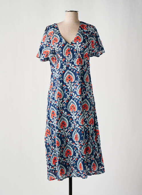 Robe mi-longue bleu LA FIANCÉE pour femme