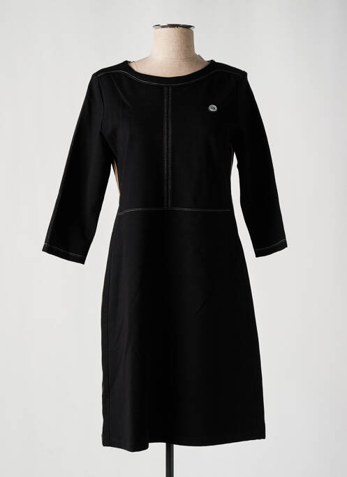 Robe mi-longue noir CHRISTINE LAURE pour femme