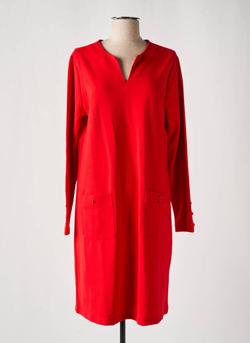 Robe mi-longue rouge AGATHE & LOUISE pour femme