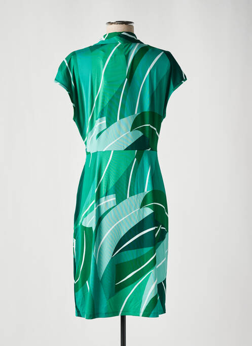 Robe mi-longue vert K-DESIGN pour femme