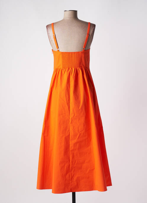 Robe mi-longue orange ESPRIT pour femme