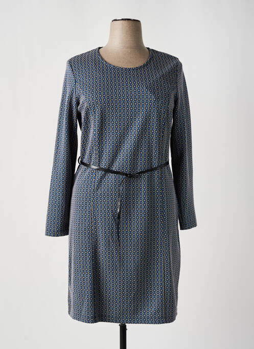 Robe mi-longue bleu DIANE LAURY pour femme