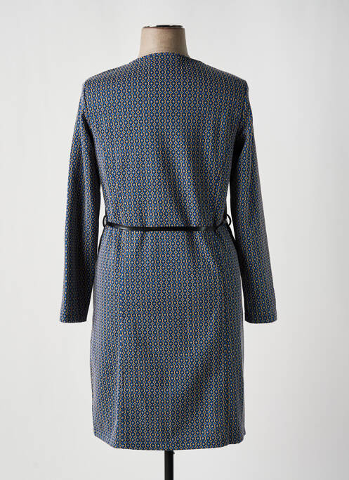 Robe mi-longue bleu DIANE LAURY femme