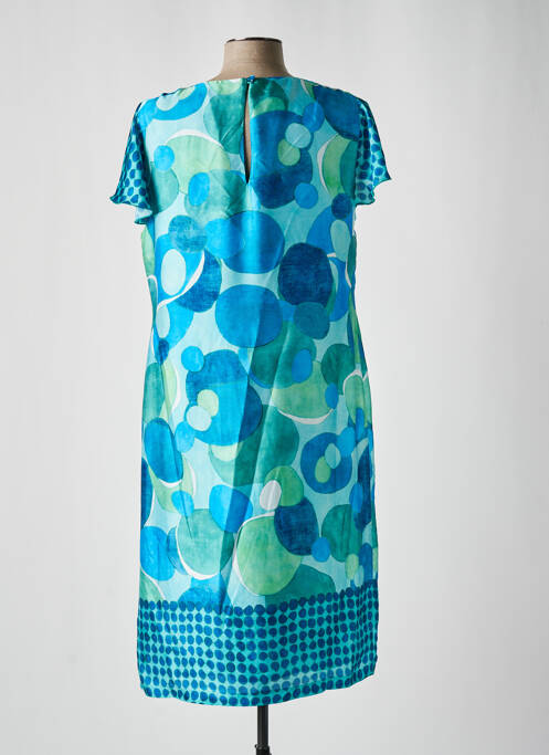 Robe mi-longue bleu ESTEL COLLECTION pour femme