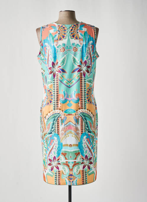 Robe mi-longue bleu K-DESIGN pour femme