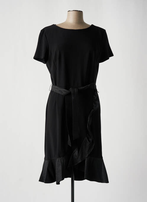 Robe mi-longue noir FRANK LYMAN pour femme