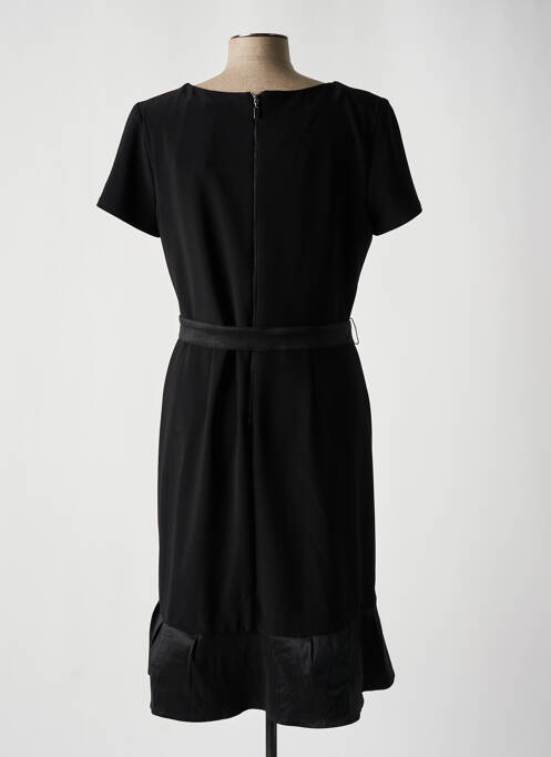 Robe mi-longue noir FRANK LYMAN femme