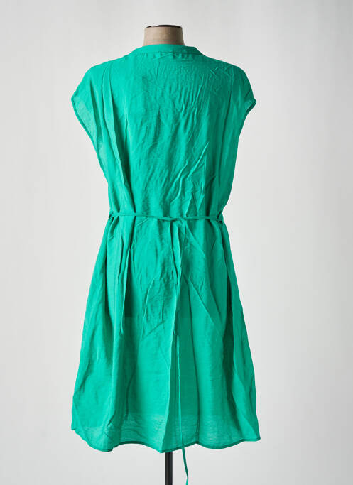 Robe mi-longue vert C'EST BEAU LA VIE pour femme