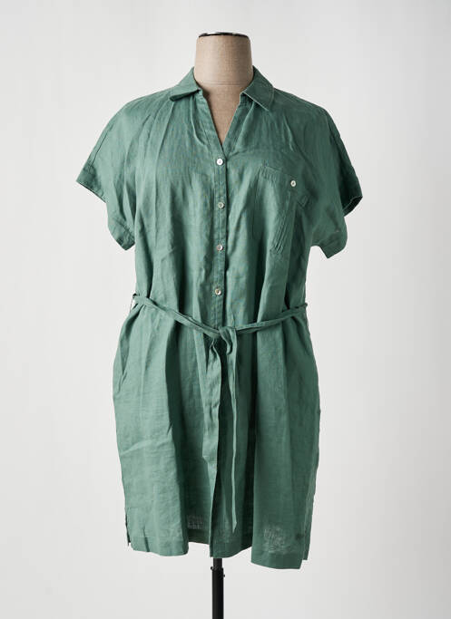 Robe mi-longue vert JULIE GUERLANDE pour femme