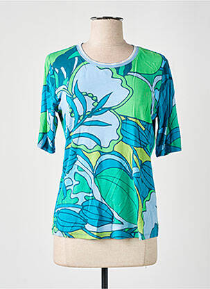Top imprimé fantaisie manches courtes bleu BETTY BARCLAY femme
