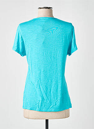 Top manches courtes manches courtes bleu MARBLE femme