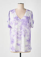 T-shirt violet JULIE GUERLANDE pour femme seconde vue