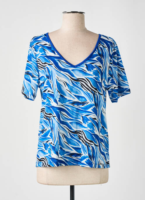 Top bleu PAUL BRIAL pour femme
