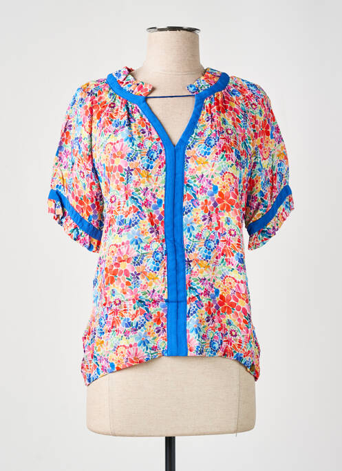 Top bleu PAUL BRIAL pour femme