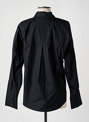 Chemisier coupe droite manches longues noir ESPRIT femme