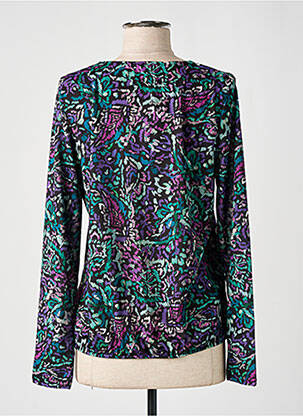 Top tissage crêpe manches longues noir DIANE LAURY femme