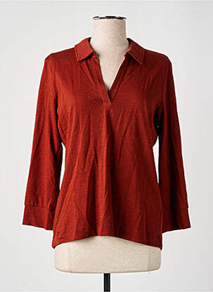 Polo marron ESPRIT pour femme