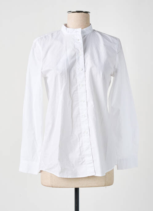 Chemisier coupe droite manches longues blanc ESPRIT femme