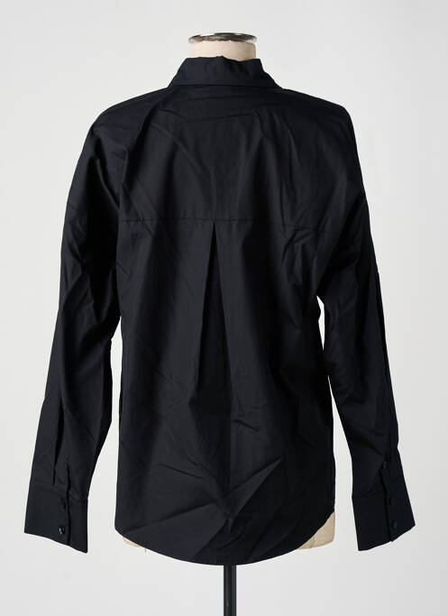 Chemisier coupe droite manches longues noir ESPRIT femme